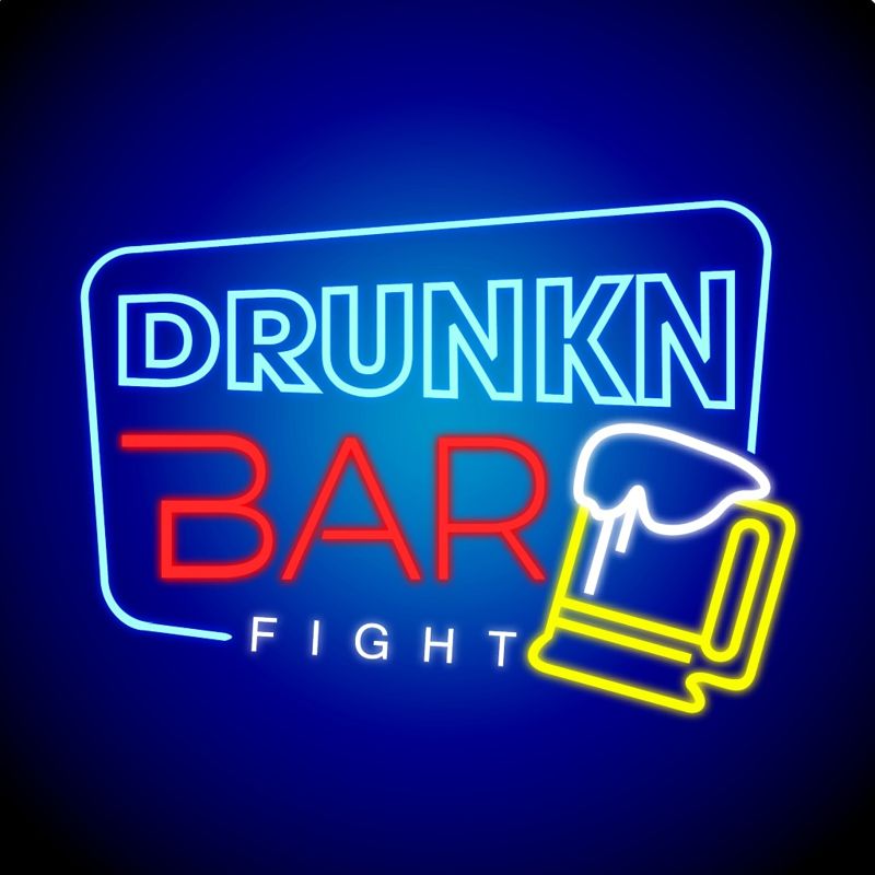 Drunkn Bar Fight box art for Playstation 4